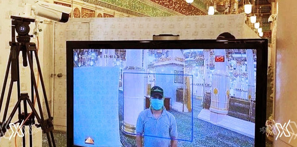 Medina installed Thermal Cameras inside the Prophets mosque