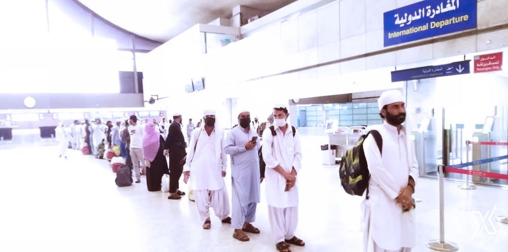 Second Flight of Saudi Airlines carrying 226 Pakistani Umrah Pilgrims left to Multan from Jeddah