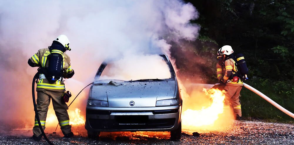 Arrest in Madinah where individual burned a vehicle on dispute