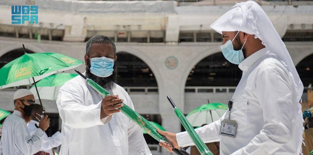 umbrellas distribution makkah spa riyadh xpress