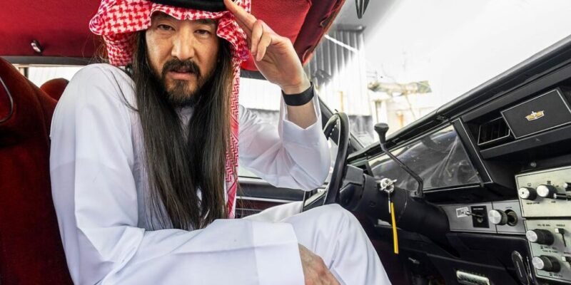 At the Esports World Cup in Riyadh, DJ Steve Aoki