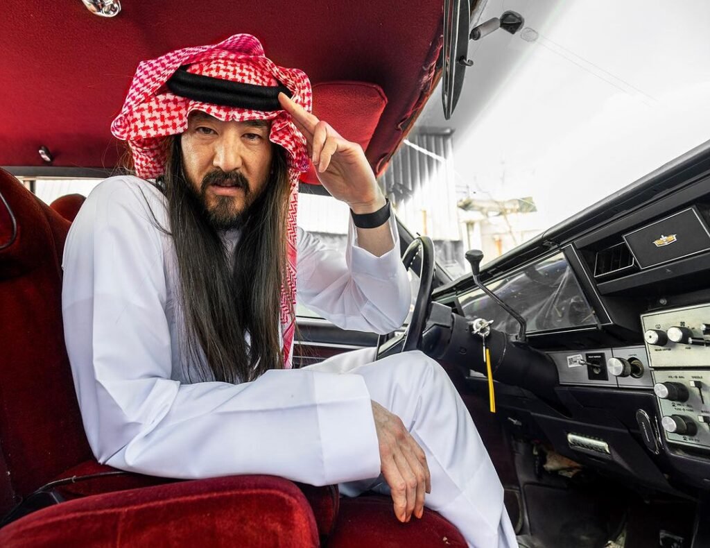 At the Esports World Cup in Riyadh, DJ Steve Aoki